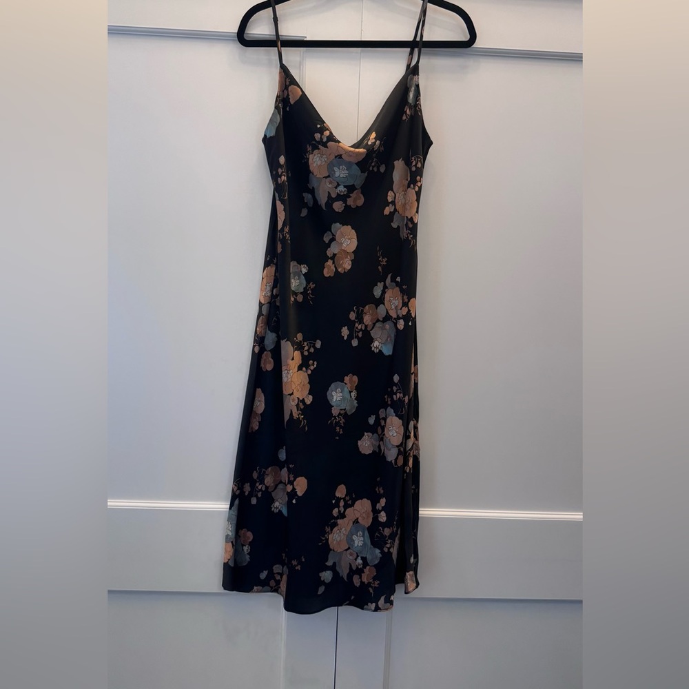 Aritzia Wilfred Floral Slip Dress